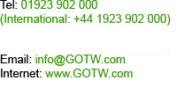 GOTW get on the web contact details